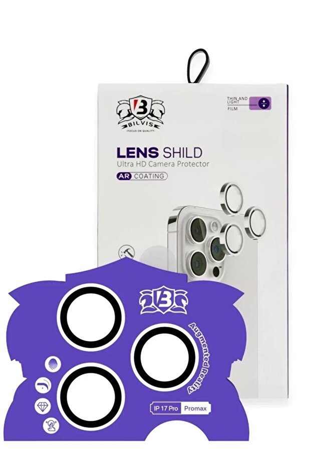 ® iPhone 17 Pro Max Bilvis Titan Camera Lens - Silver
