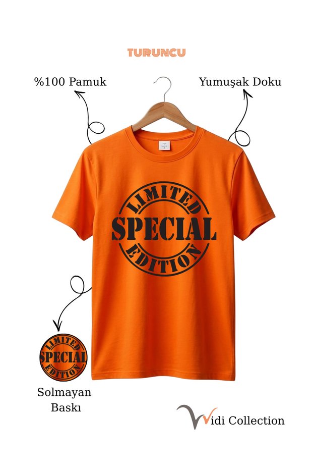Limited Special Edition Printed Streetwear 100% Cotton Regular Fit T-Shirt