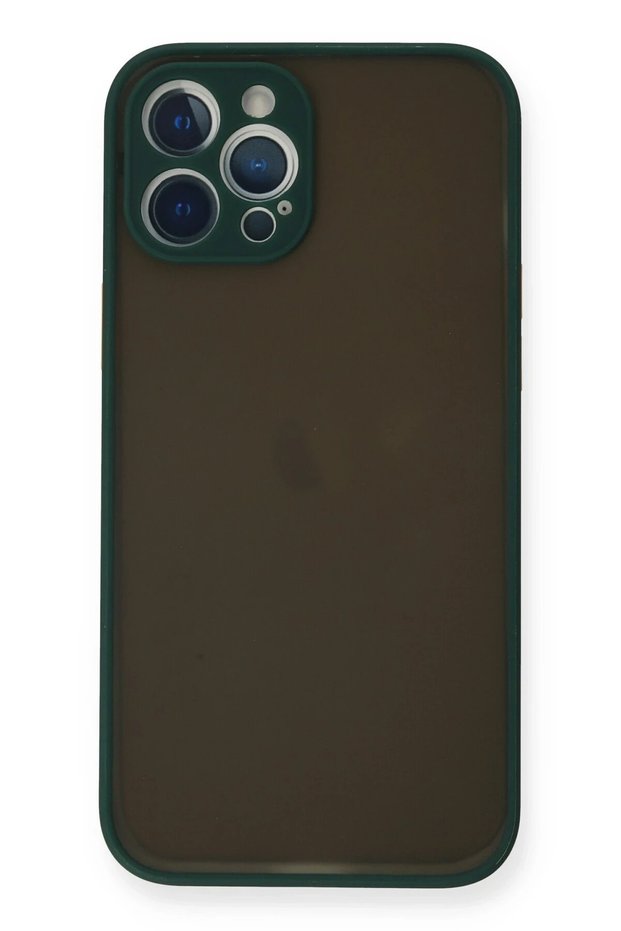 Ilkeshop New iPhone 12 Pro Case Montreal Silicone Cover (105410) - Green