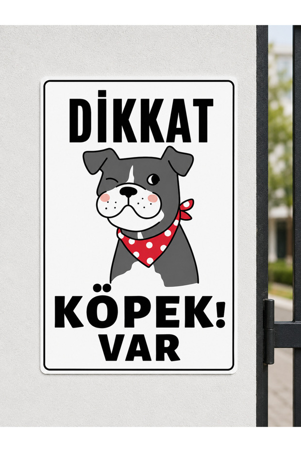 Caution Dog Present Warning Sign Pvc