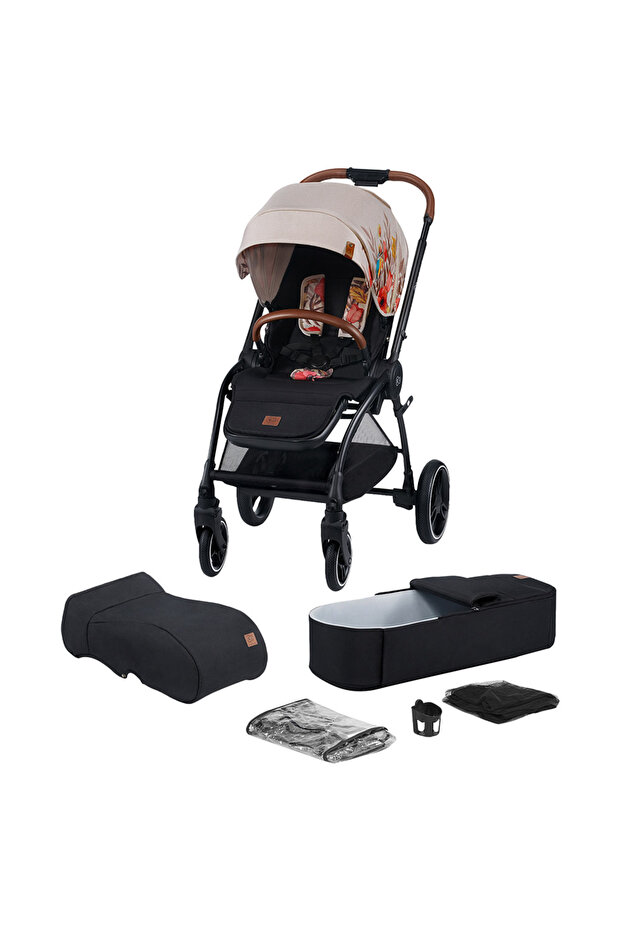 2-in-1 Evolution Cocoon Pushchair - Bird Pattern - 1