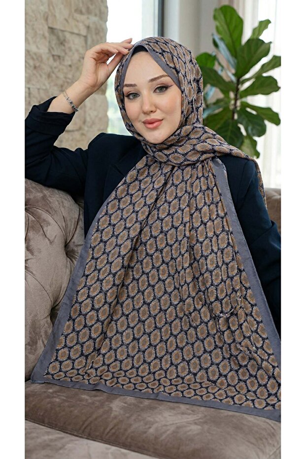 Patterned Soft Shawl - 013 - 2