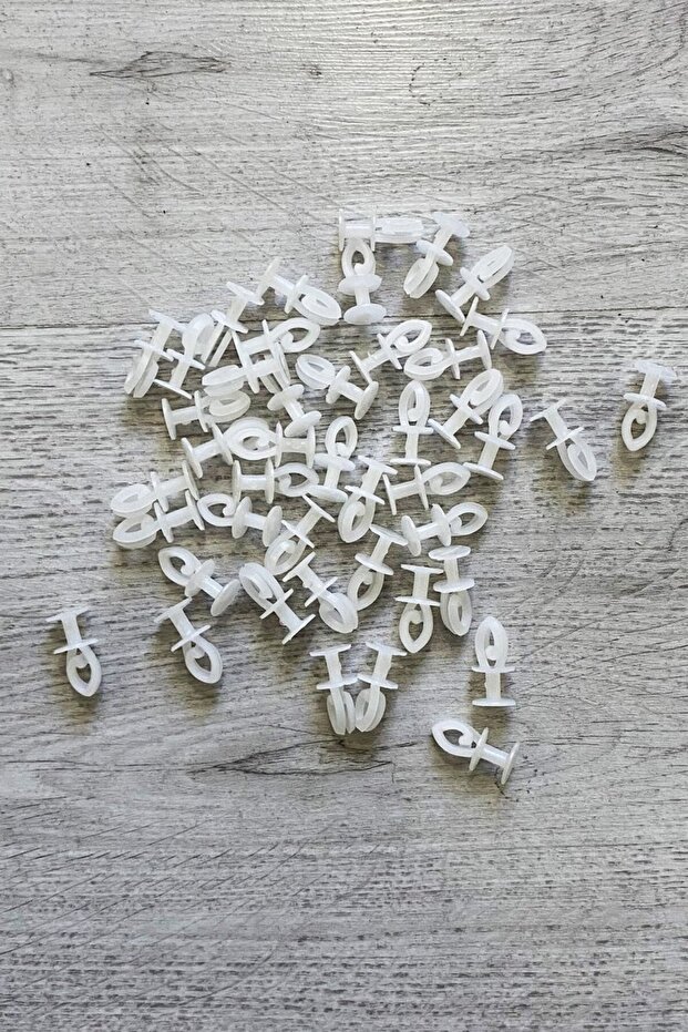 Snap-on System 75pcs Tulle and Curtain Button Sturdy Cornice Ring