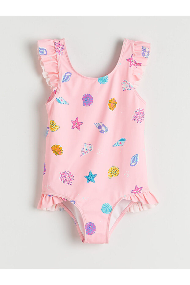 Nevavm Patterned Girl's Swimsuit with a Difference
