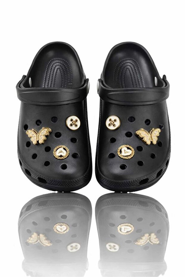 606 Women's Daily Non-Slip Sole Stone Garden - Pool - Hospital - Chef Slippers