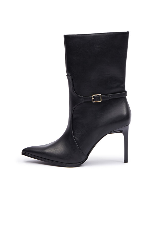 Botine negre cu toc - 4