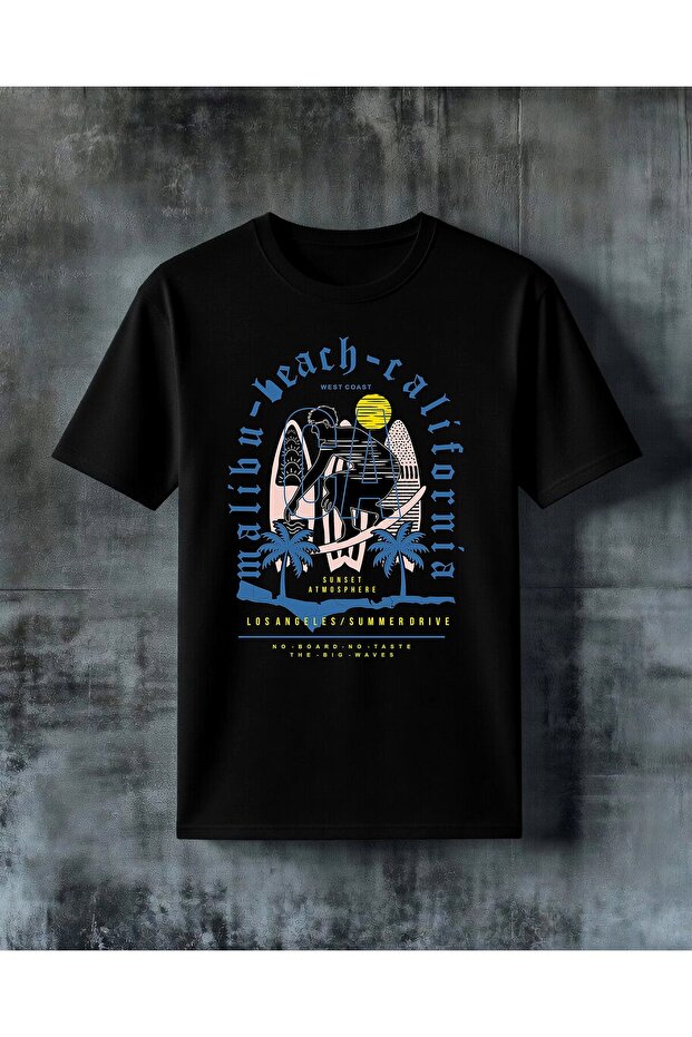 Beach Ride Westcoast Printed Oversize T-Shirt