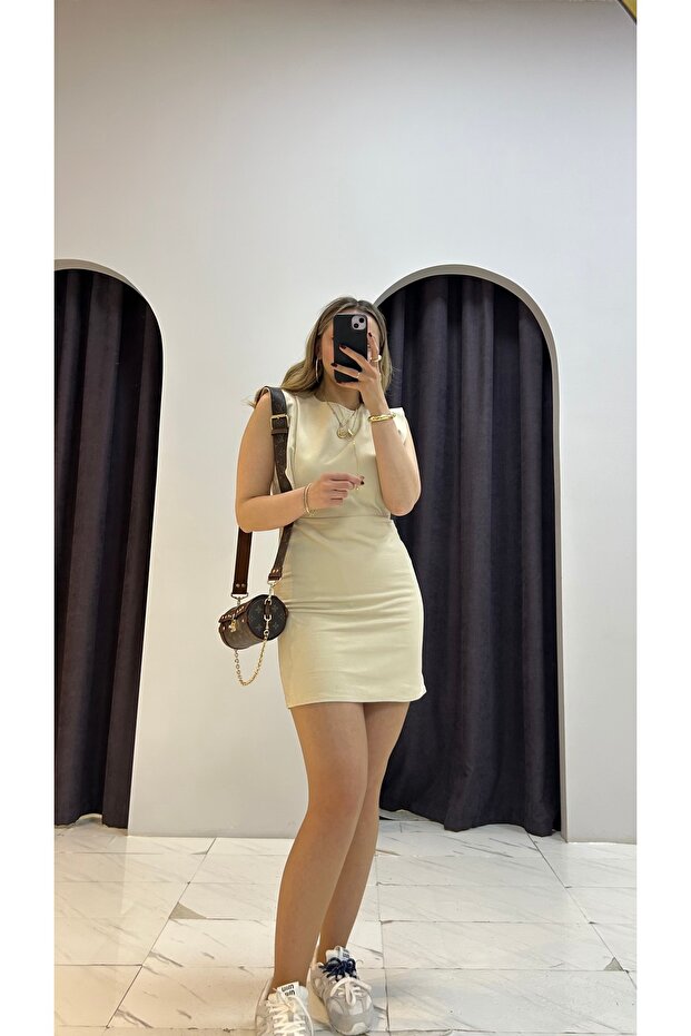 Ruffle Sleeve Dress