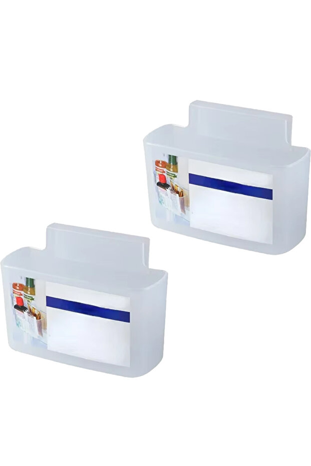 2Pcs 2Pcs Sliced Cheese Holder for Fridge, Refrigerator Side Door Organizer, Hanging Storage for Kit