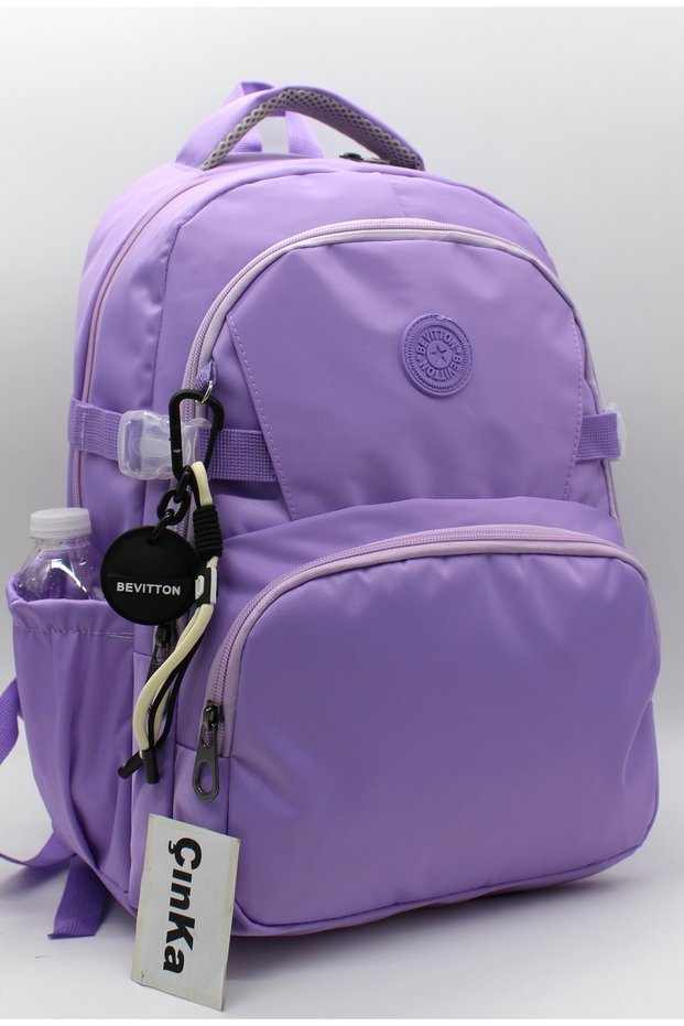 Luxury Unisex Satin Water-Resistant Fabric Large Size Middle School High School School Backpack and Travel Bag / 3460