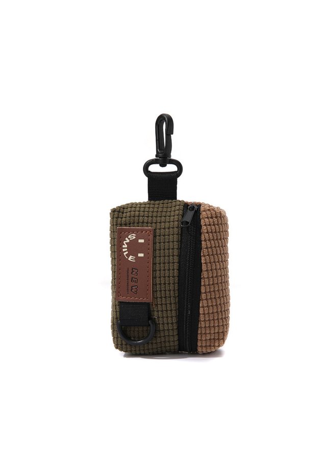 BROWN 1pc Cycling Backpack, Headphone Bag, Portable Storage, Sports Bag, Universal Bag, Pendant, Tre