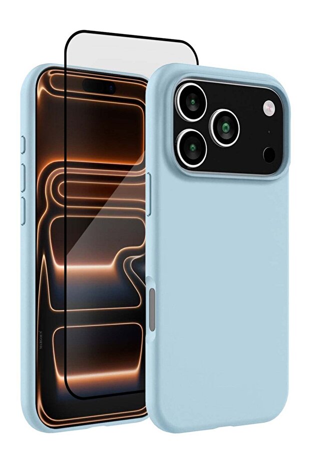 2 Packs Silicone Protective Phone Case for iPhone 17 Pro - Soft Anti-Scratch Microfiber Lining