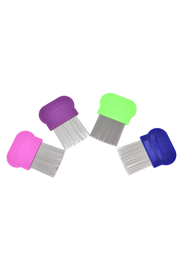 Random New Anoplura Flea Comb Cootie Stainless Steel Lice Comb for Children Flea Combs