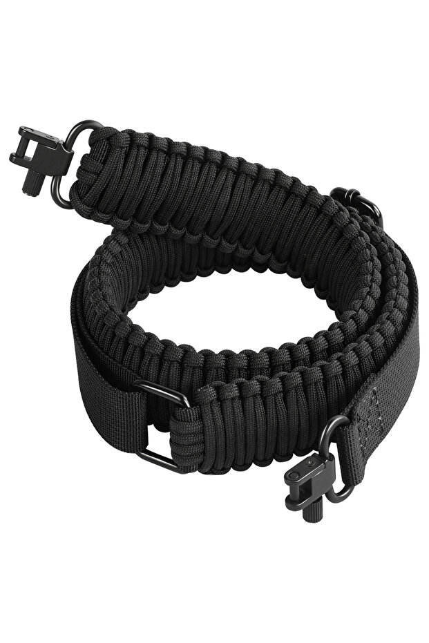 Other GS001-Black Tactical Dual Point Nylon Sling, with rotating two-point rope sling, anti slip rop