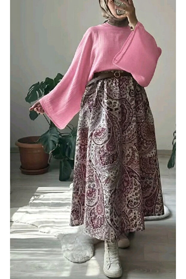 Wide sleeve blouse