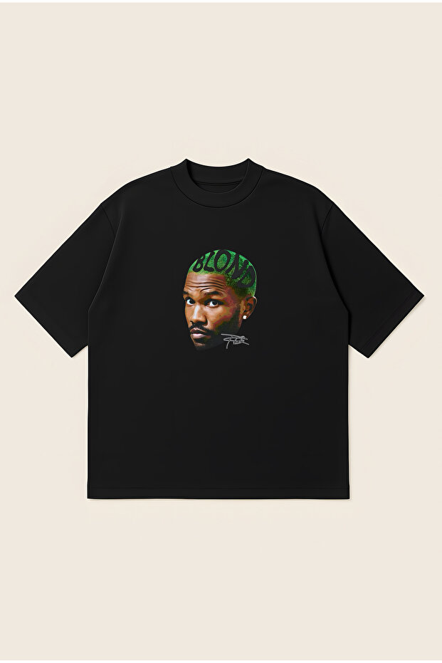 Frank Ocean Blond Printed Oversize Boxy Cut Unisex 100% Cotton Printed Tshirt | Streetwear