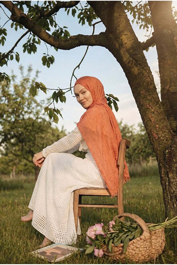 شال فيسكوز عضوي الملمس