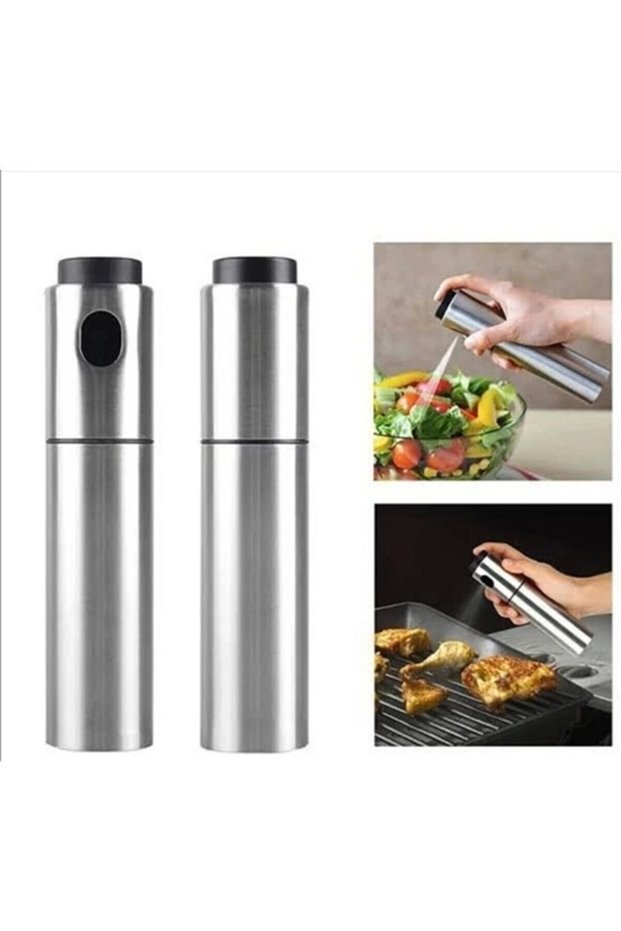 Stainless Steel Body Spray Oil Bowl - Olive Oil/Vinegar Sprayer