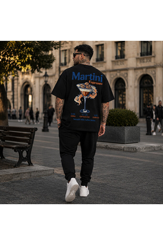 A Quality Men's Premium Martin Back Printed Oversized T-Shirt