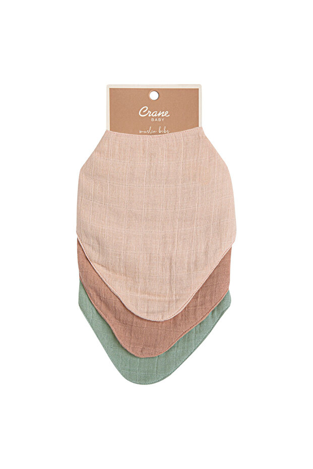 - Muslin Bib Set - Rose - Pack of 3