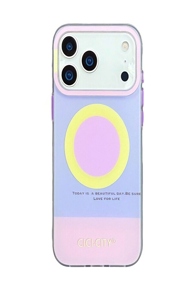 AASHZ For iPhone 17 Pro Max Case Compatible with MagSafe Macaron Color IMD PC + TPU Phone Cover