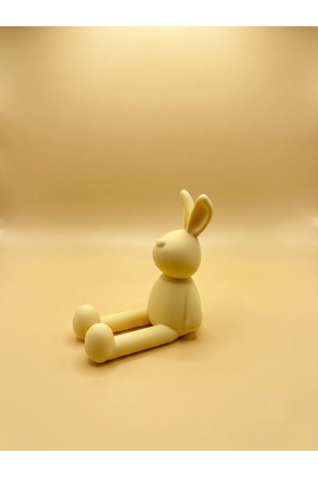 حامل هاتف مكتبي بتصميم أرنب، حامل هاتف مزخرف، هدية ممتعة