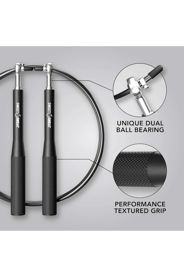 Performance Jump Rope Adjustable-Length Rope for Fitness and Speed Training