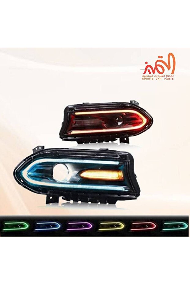 طقم شمعات اماميه تشارجر (2015 - 2022) متعددة الالوان تحكم عبر الجوال