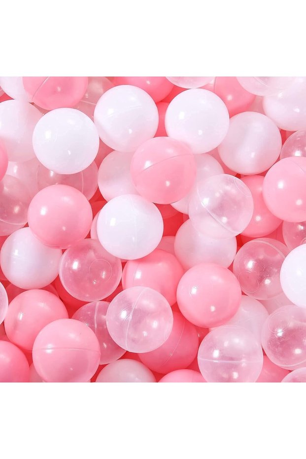 Ball Pit Balls for Toddlers, BPA Free Crush Proof Plastic Toy Balls for Ball Pit, 2.15 Inch Pack of 100