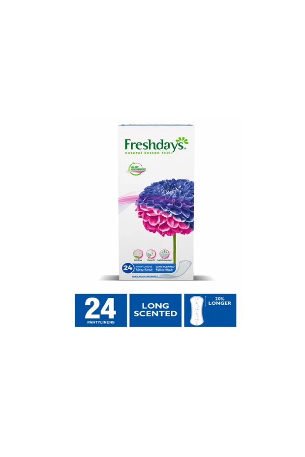 Pantyliner Long Scented 24 Count