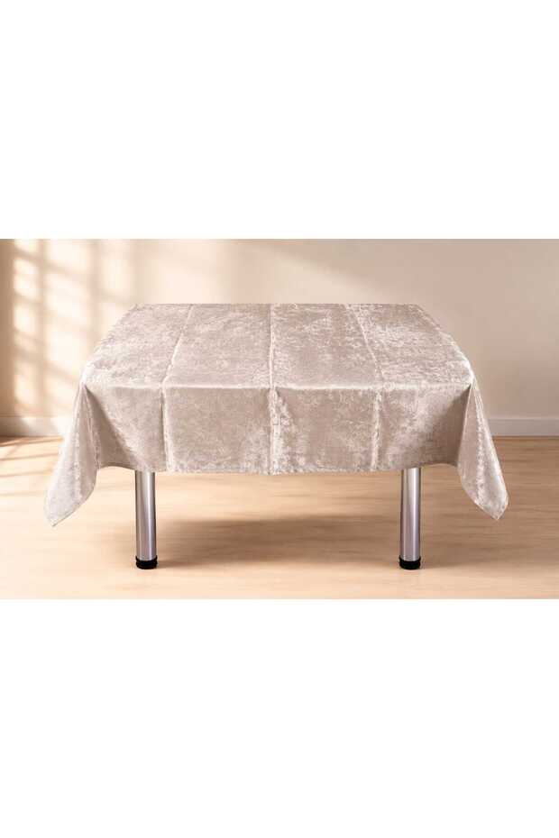Okey/Kart Game Tablecloth Velvet 140X140 Beige