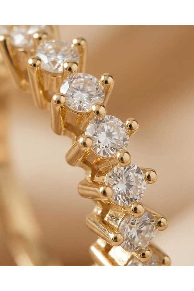7 Stone Gold Ring