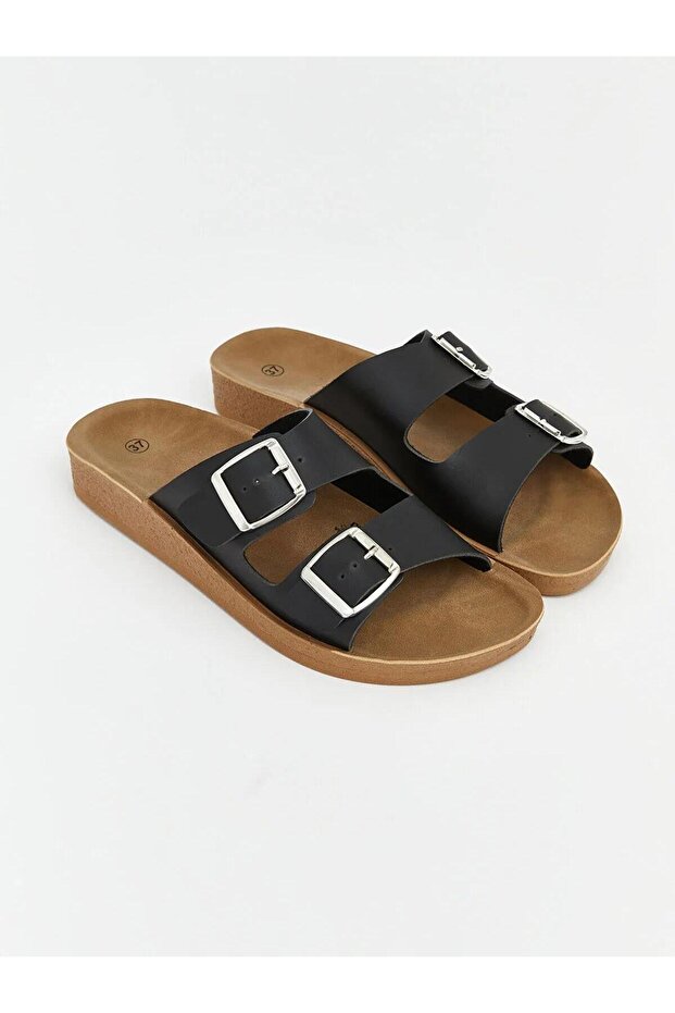 Double-Strapped Thick-Soled Women's Slippers (S6)
