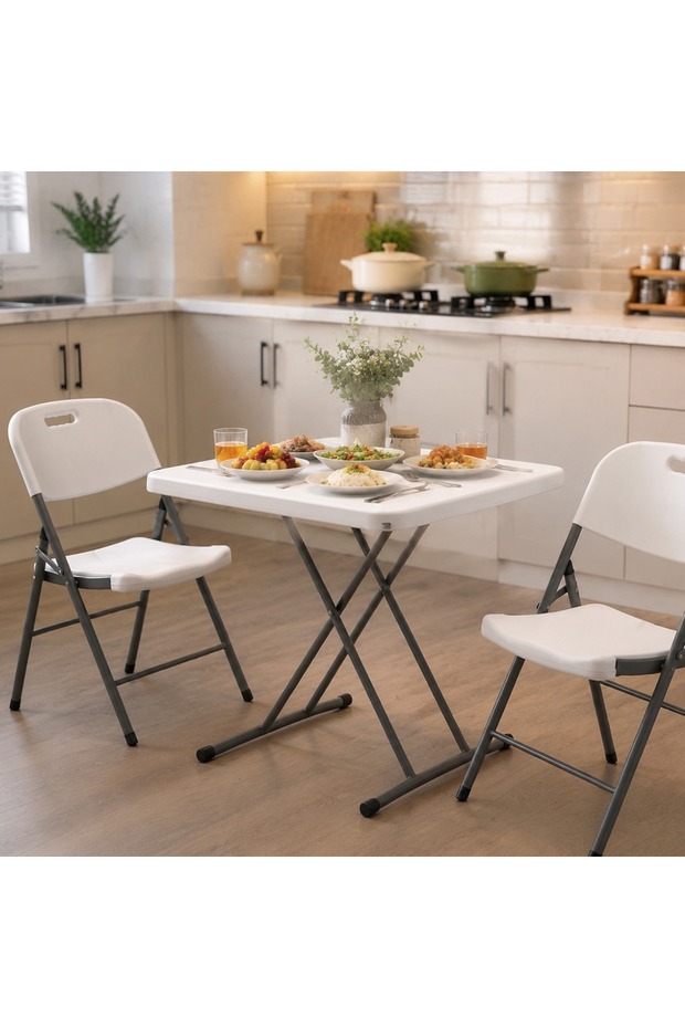 طاولة قابلة للطي متعددة الاستخدامات | Folding Table Adjustable Height - 4