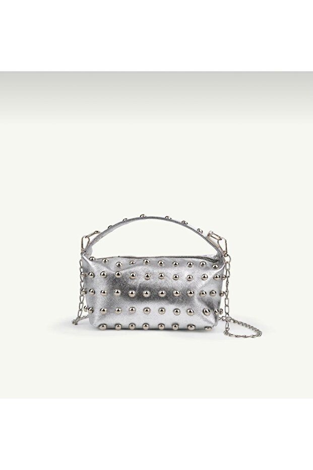 Koçak Bag Women's Studded Chain Detailed Hand Shoulder Bag