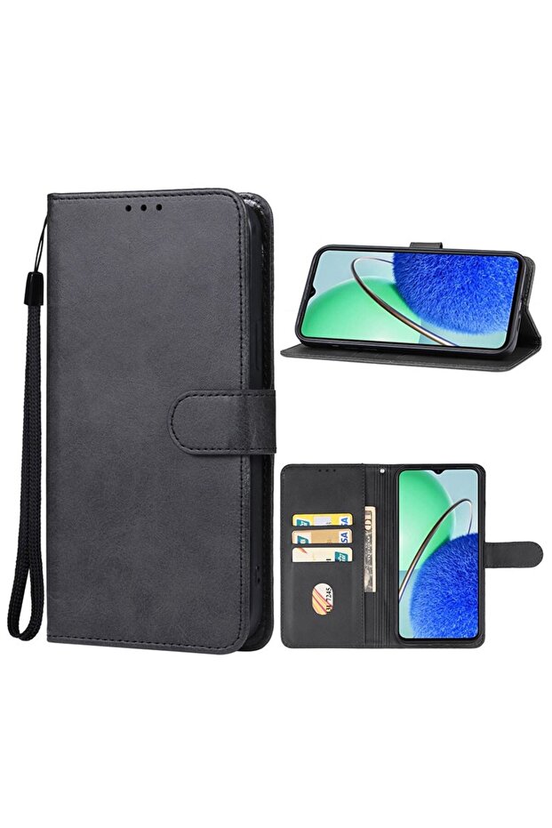 Basic Θήκη Πορτοφόλι Black (Huawei Nova Y61)