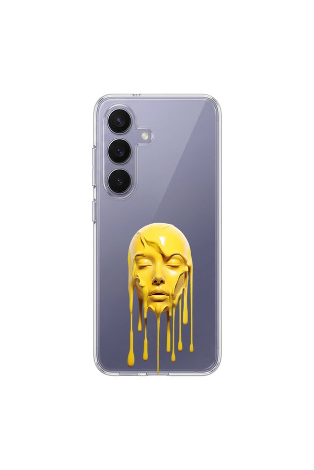 Samsung Galaxy S26 Compatible Aesthetic Face 5 Design Transparent Case