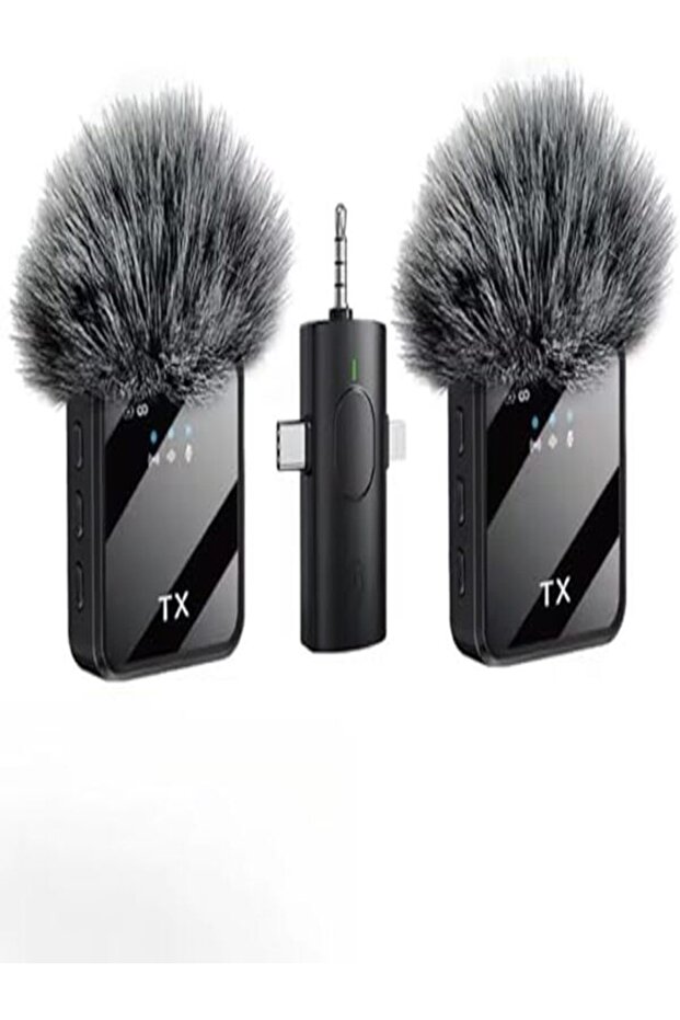 Wireless Microphone F11-2 for Live Shows, Interviews, Vlog Recording