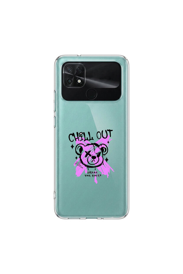 Poco C40 Compatible Graffiti 7 Design Transparent Case