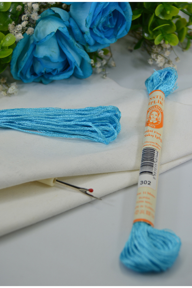 Hand Embroidery Silk, Laundry Silk, Rayon, Shiny Silk Texture, Colorfast