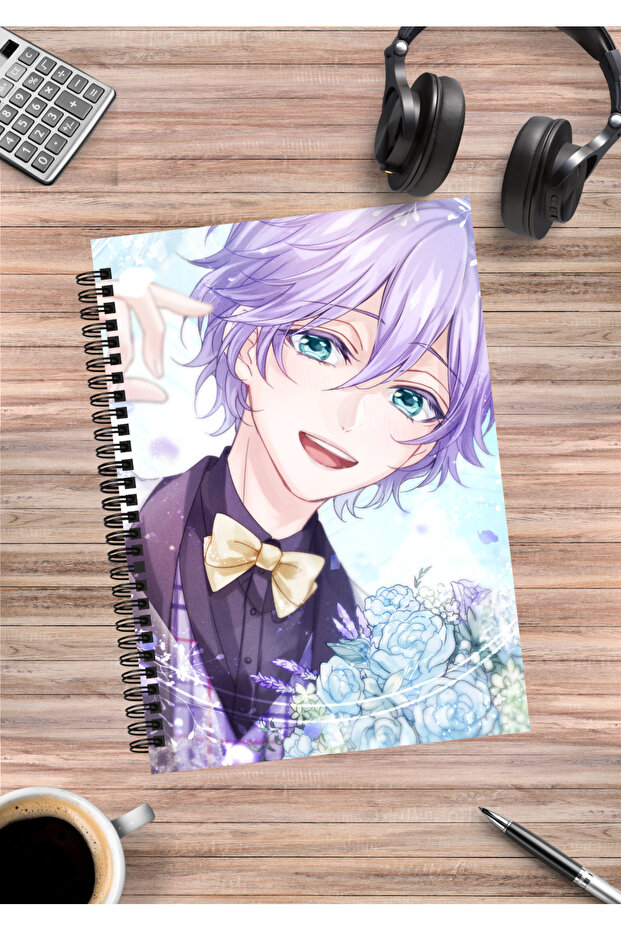 Twisted Wonderland Anime Spiral Notebook A5 (50 Sheets)