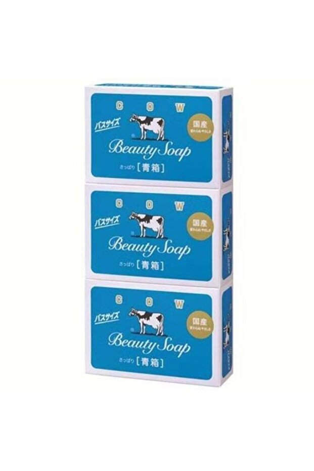 Brand Beauty Soap Blue Box Jasmine Fragrance 130g x 3 | Milk Enriched Moisturizing Face, Bod