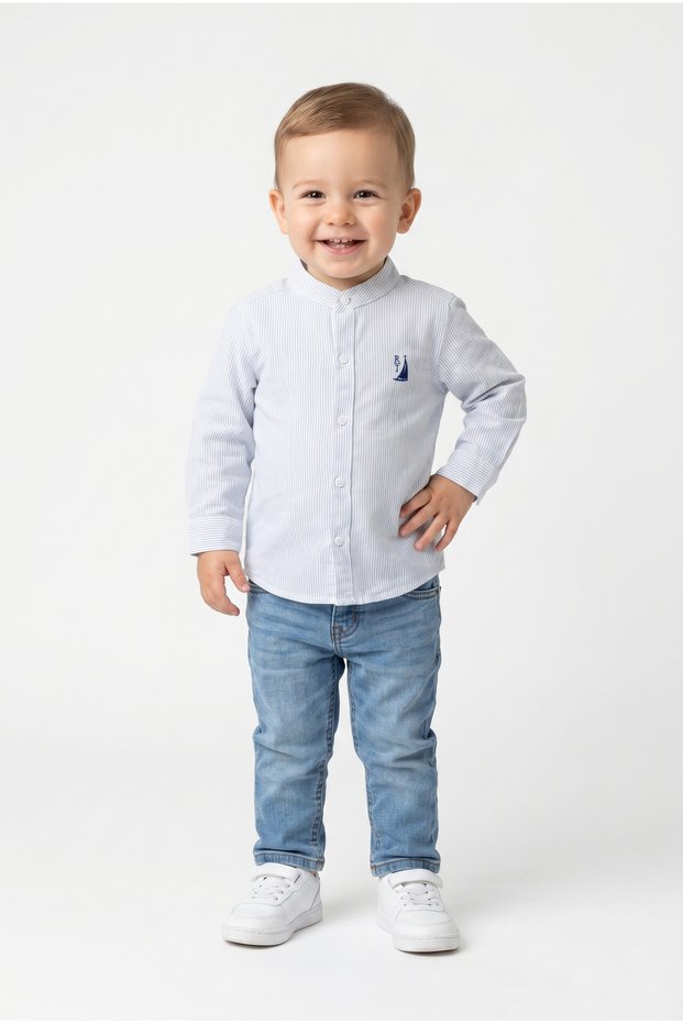 Striped Long Sleeve Boy’s T-Shirt, 24 months