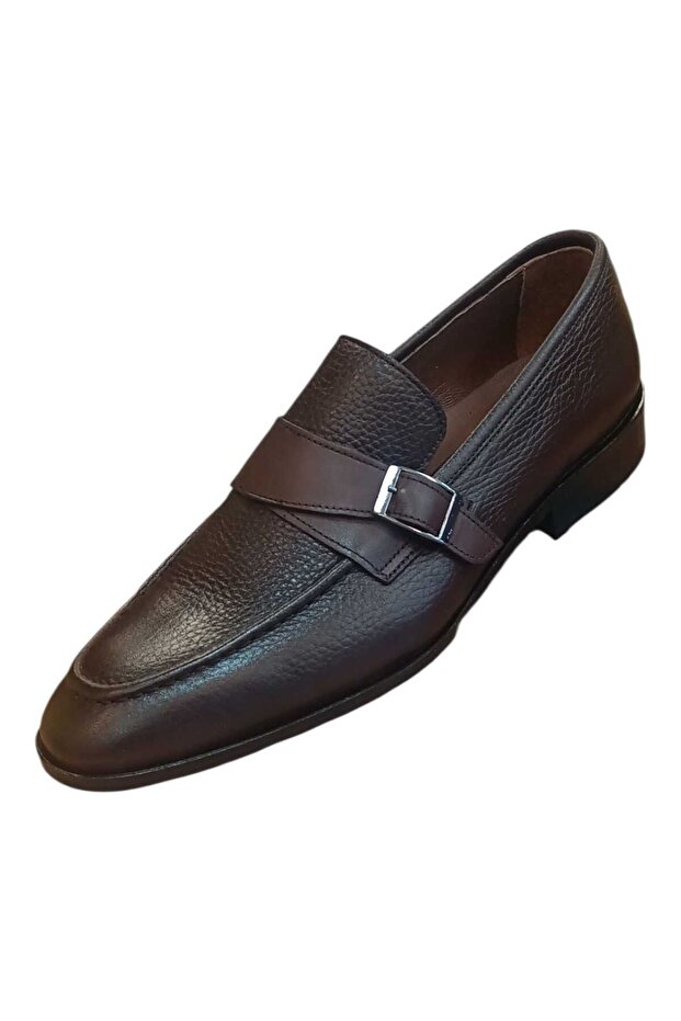 Leather Leather Coffee Guti Classic N2009 Men's Shoes