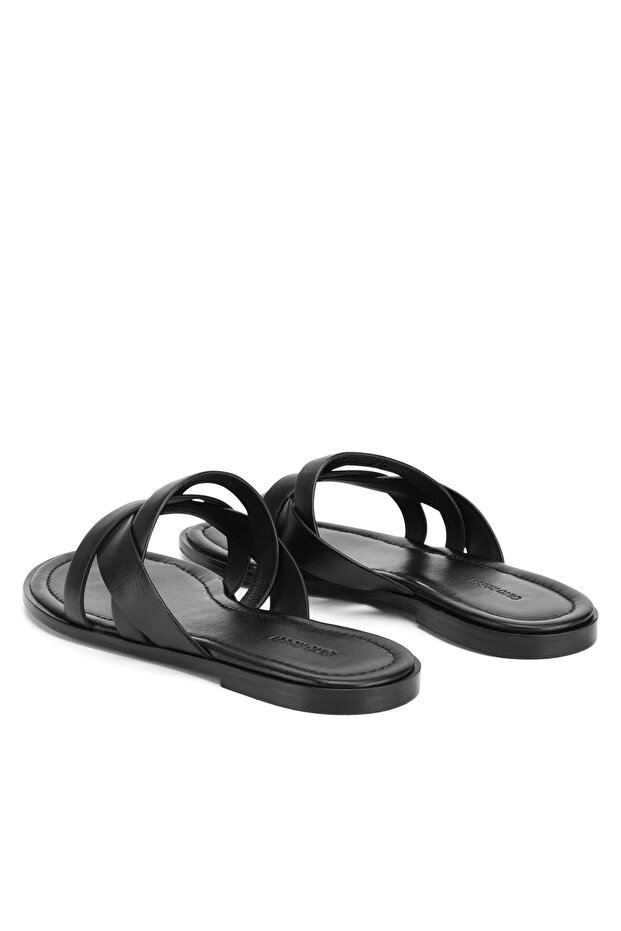 Șlapi de damă ASHLE-118317 Negru - 3