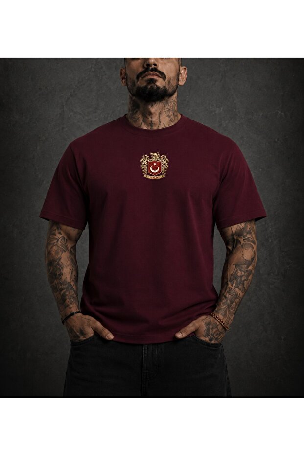 Turkish Kurt Arma Oversize T-Shirt Unisex 100% Cotton Premium Quality Minimal Design