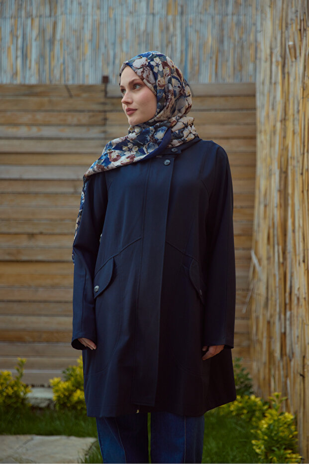 قبعة طويلة بأزرار - 3