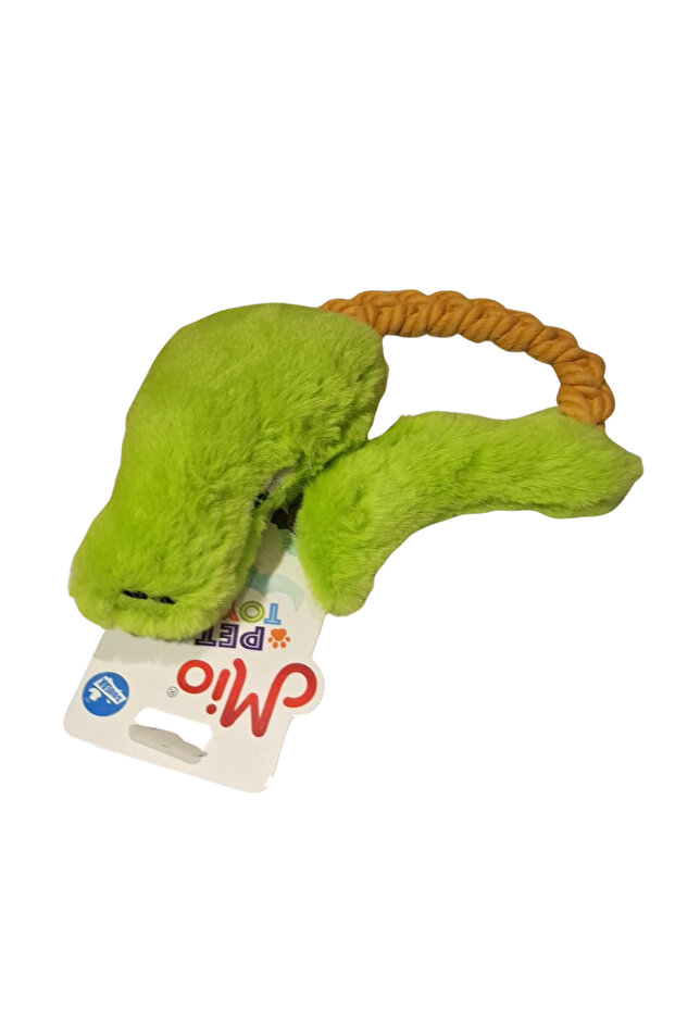 Plush Cat Toy Green - 1