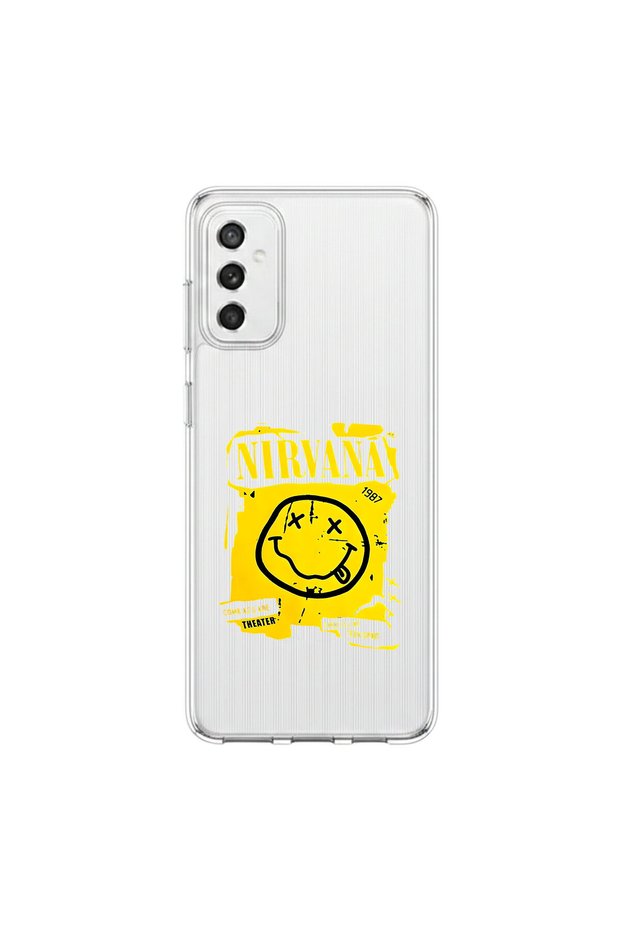 Samsung Galaxy M52 Compatible Metal 10 Design Transparent Case