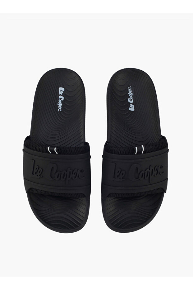 Men Embossed Slides